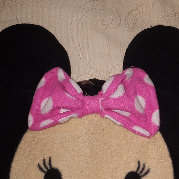 Disney TSUM TSUM Minnie Mouse Mickey Mouse Hooded Fleece Zip Up Pajamas Sz. M - Picture 8 of 12